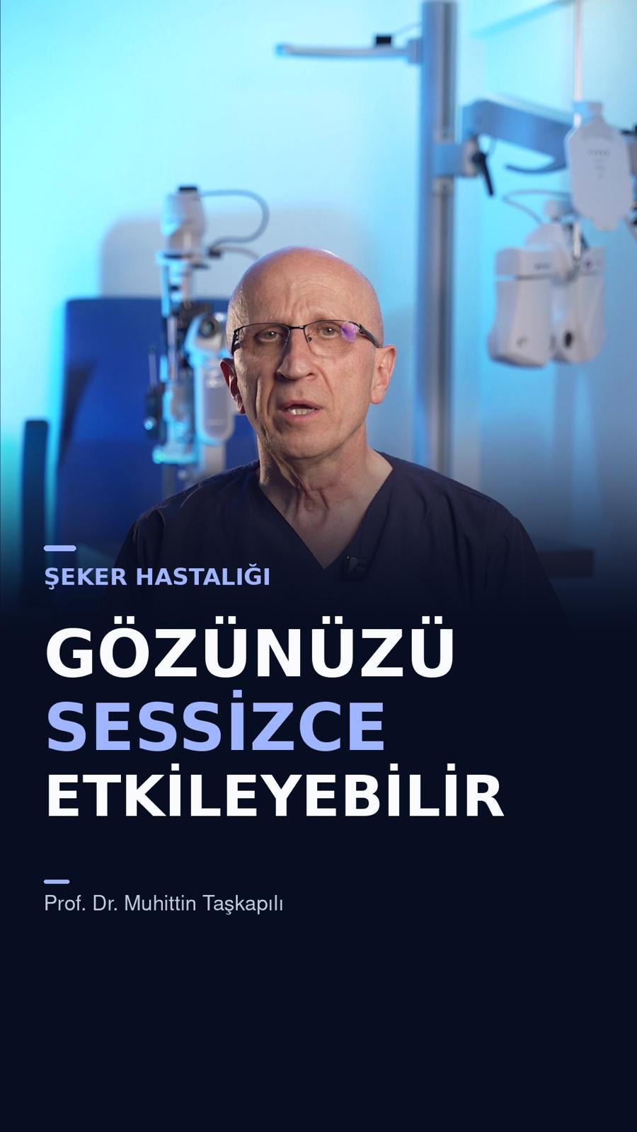 Şeker hastalığı gözü belirti vermeden etkileyebilir