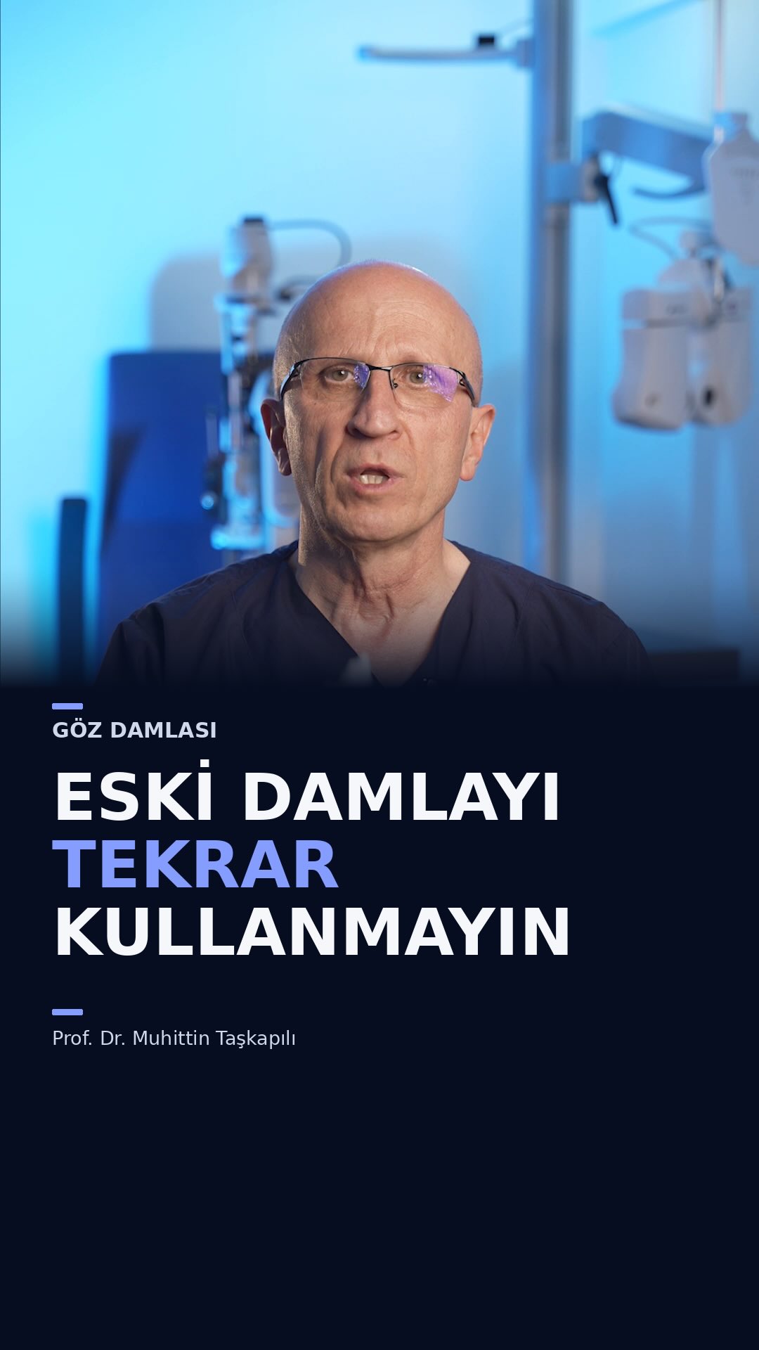 Evde kalan göz damlasını yeniden kullanmak